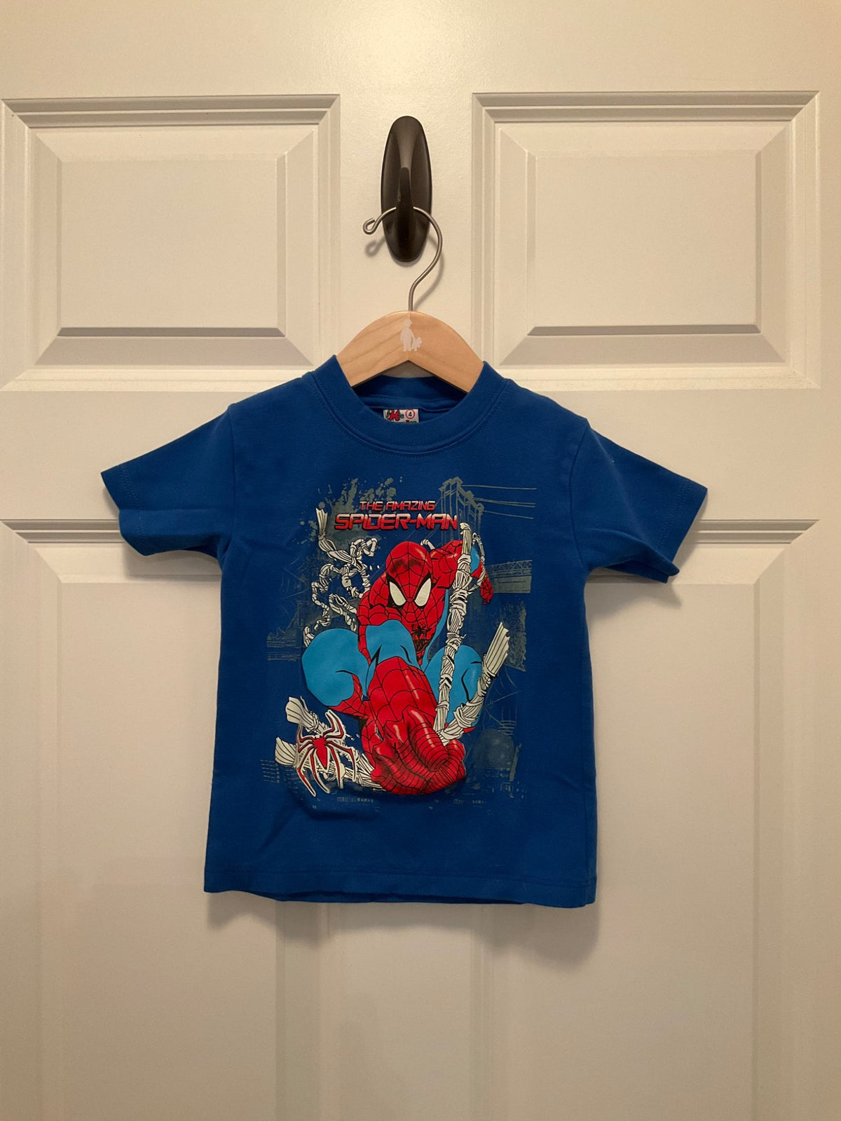Spiderman Cotton T-shirt - Size 4 (fits more like size 2/3), Kids 3T