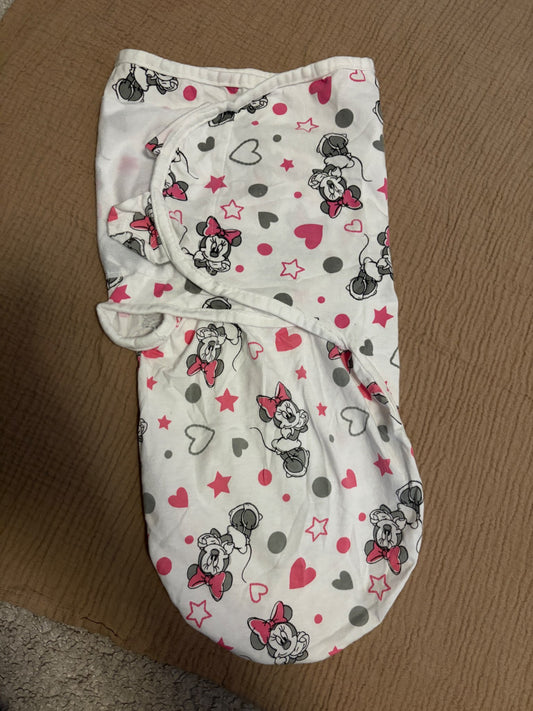 Minnie Mouse Swaddle, 0-3 Months (Newborn)