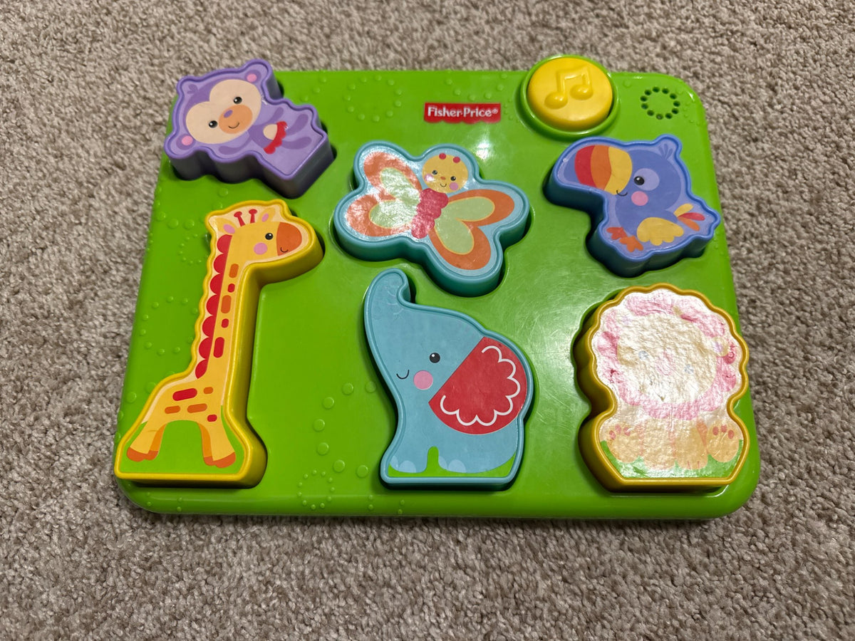 Fisher price animal puzzle and music