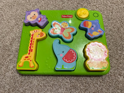 Fisher price animal puzzle and music