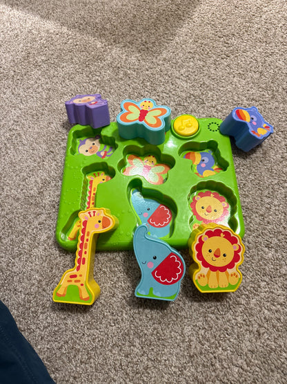 Fisher price animal puzzle and music