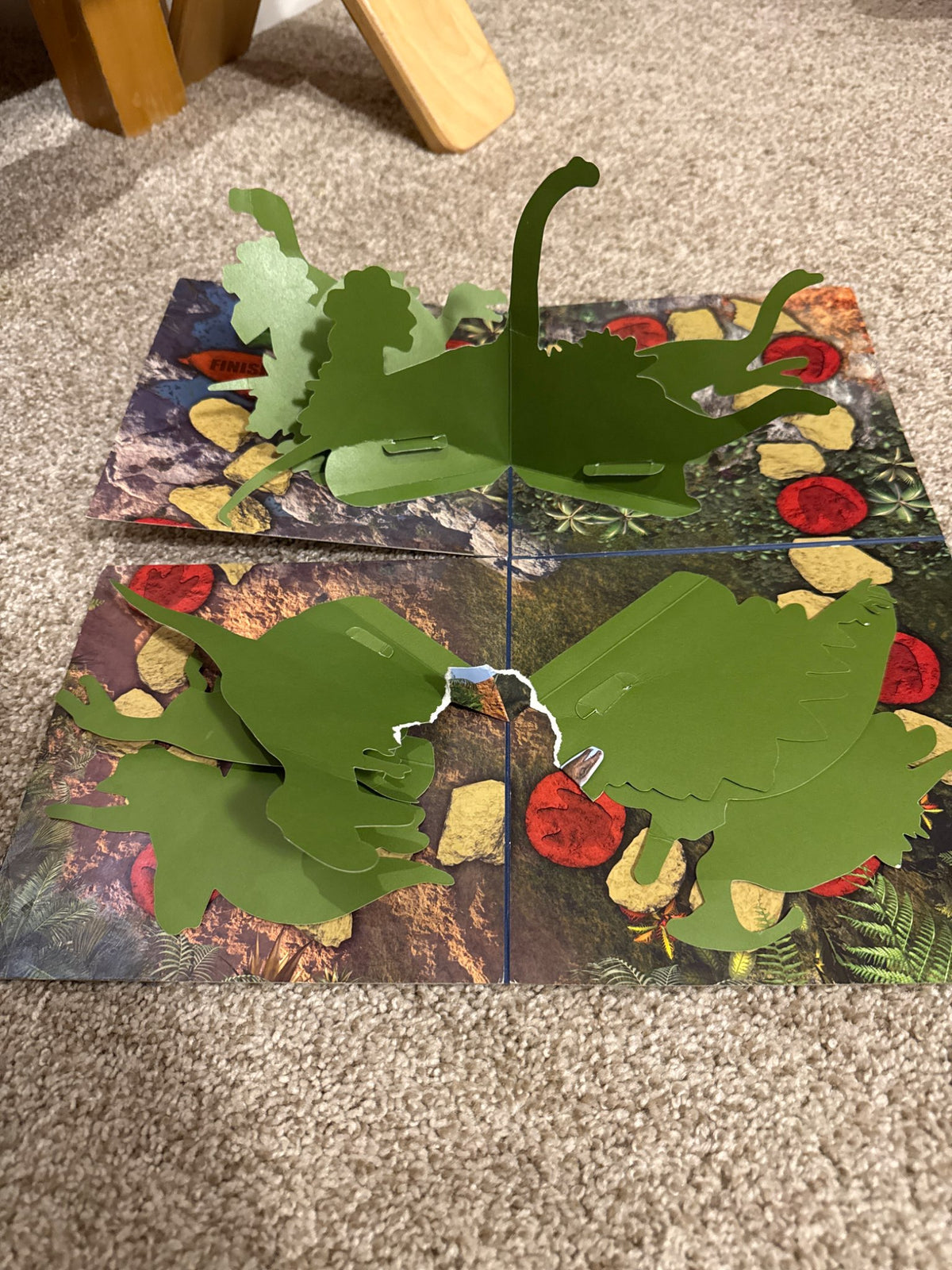 Two dinosaur games