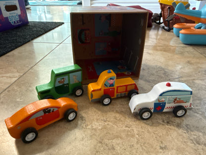 Emergency car and box set