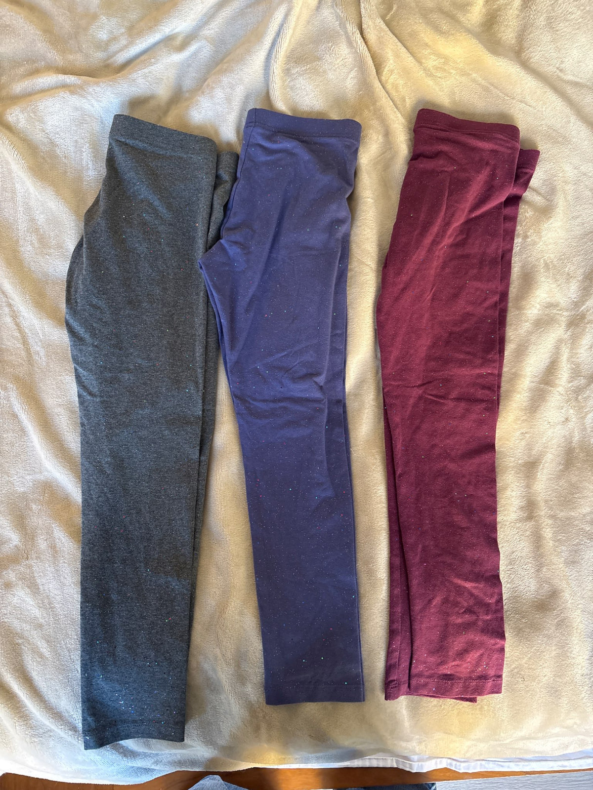 Sparkly leggings lot, Kids 8