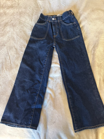 Baggy wide leg jeans, Kids 8