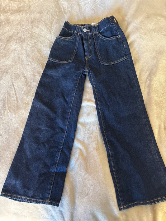 Baggy wide leg jeans, Kids 8