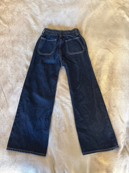 Baggy wide leg jeans, Kids 8