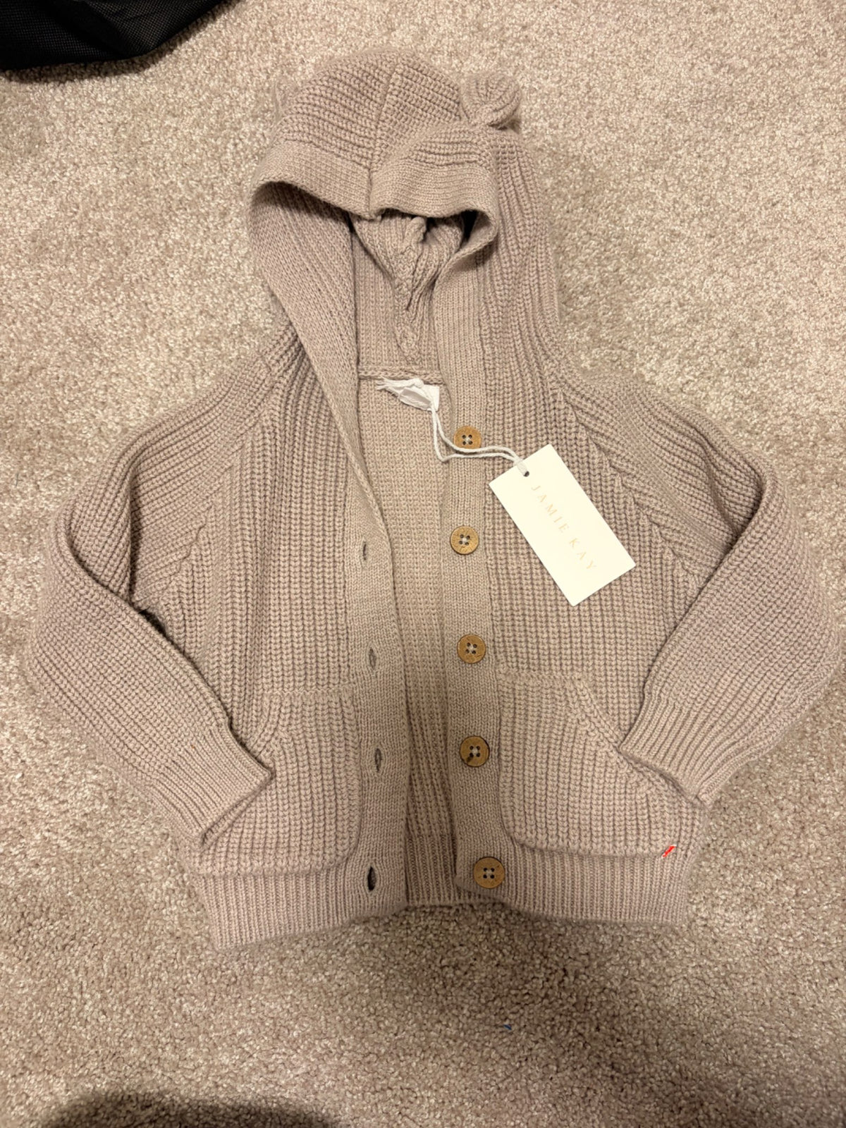 Jamie Kay Bear Knit Cardigan NWT, Kids 12 Month (9-12M)