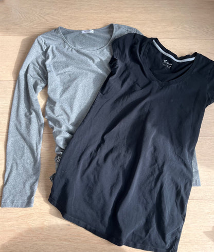 Bundle of 2 Maternity Tops - Small , Maternity S (4-6)