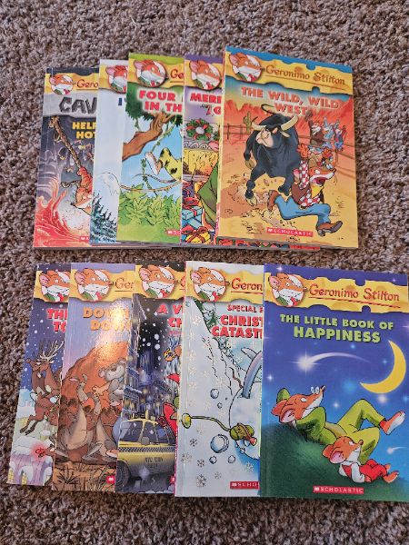 Geronimo Stilton chapter books x 10