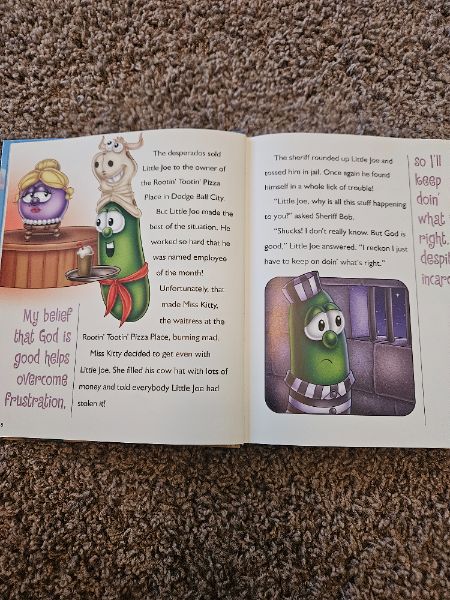 Veggie Tales books x 2