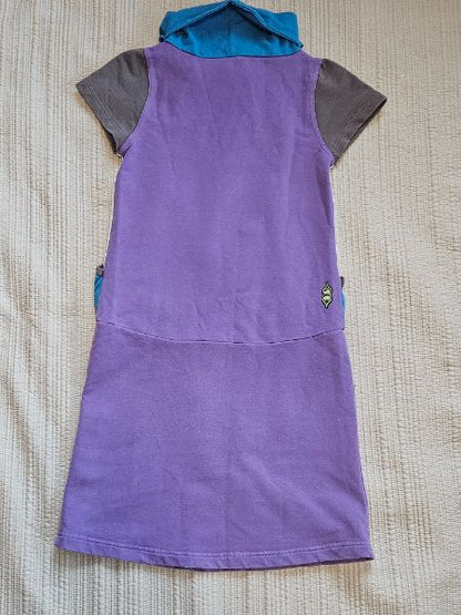 Girls dress, purple, sz 8, peekaboo Beans , Kids 7 & 8 (small)