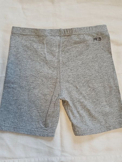 Girls shorts, sz 8, grey, Peekaboo Beans , Kids 7 & 8 (small)