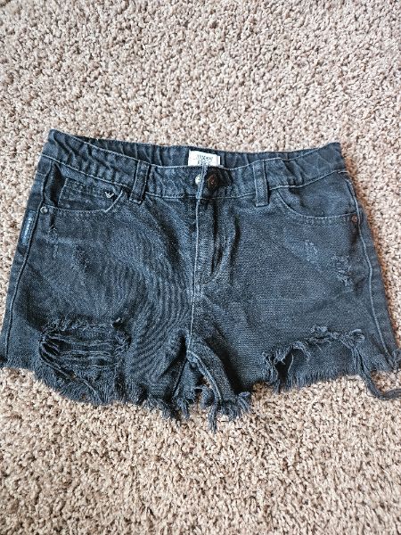 Girls shorts, black, size 12, Armani , Kids 12 & 14 (large)