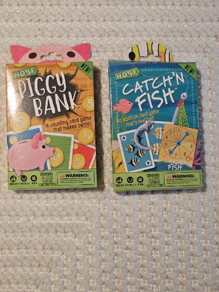 Card games x 2, ages 4-6