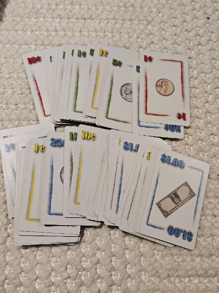 Exact Change counting game , ages 5+