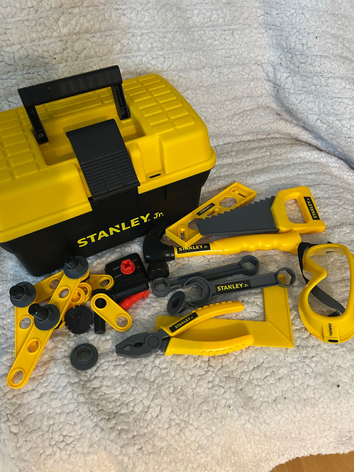 Stanley Jr 30 piece toy tool box set