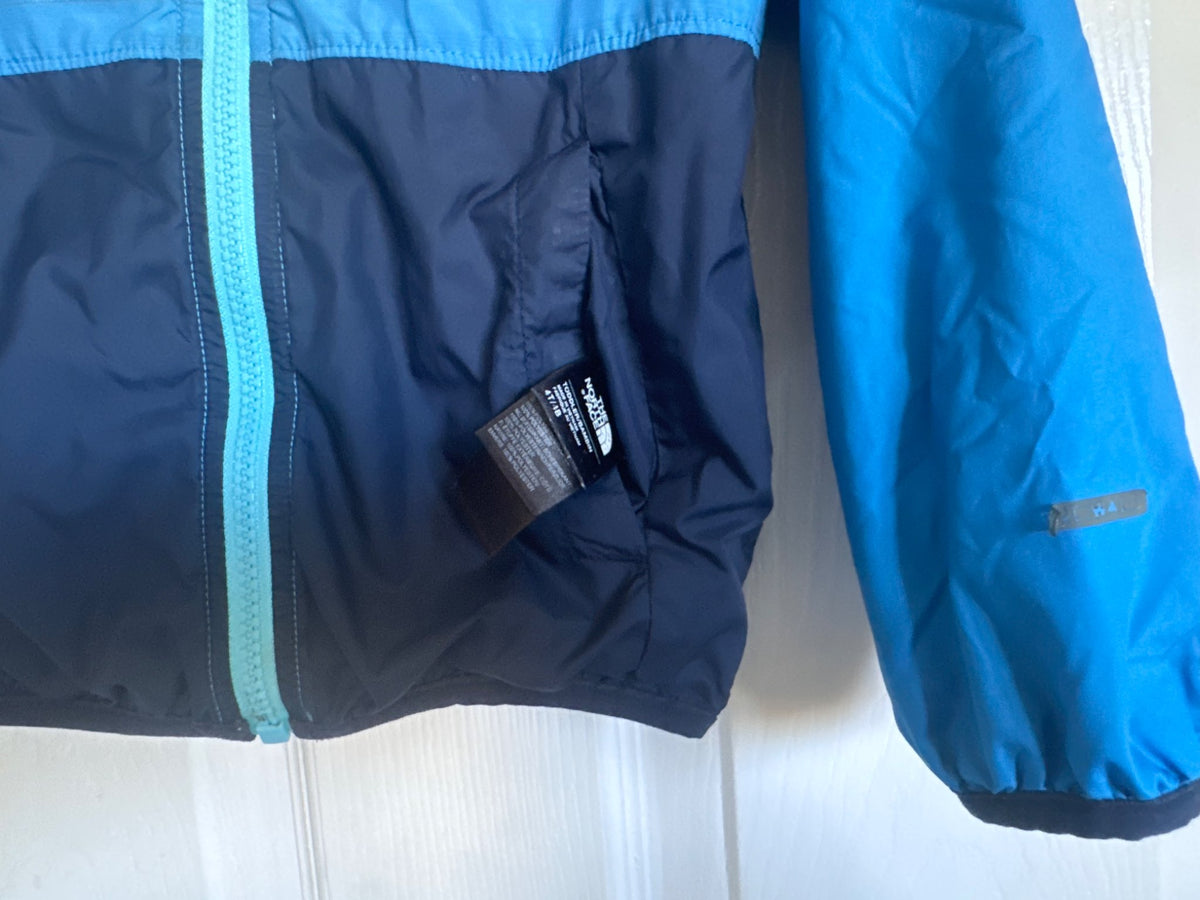 The North Face 4T reversible coat (blue/navy), Kids 4/4T