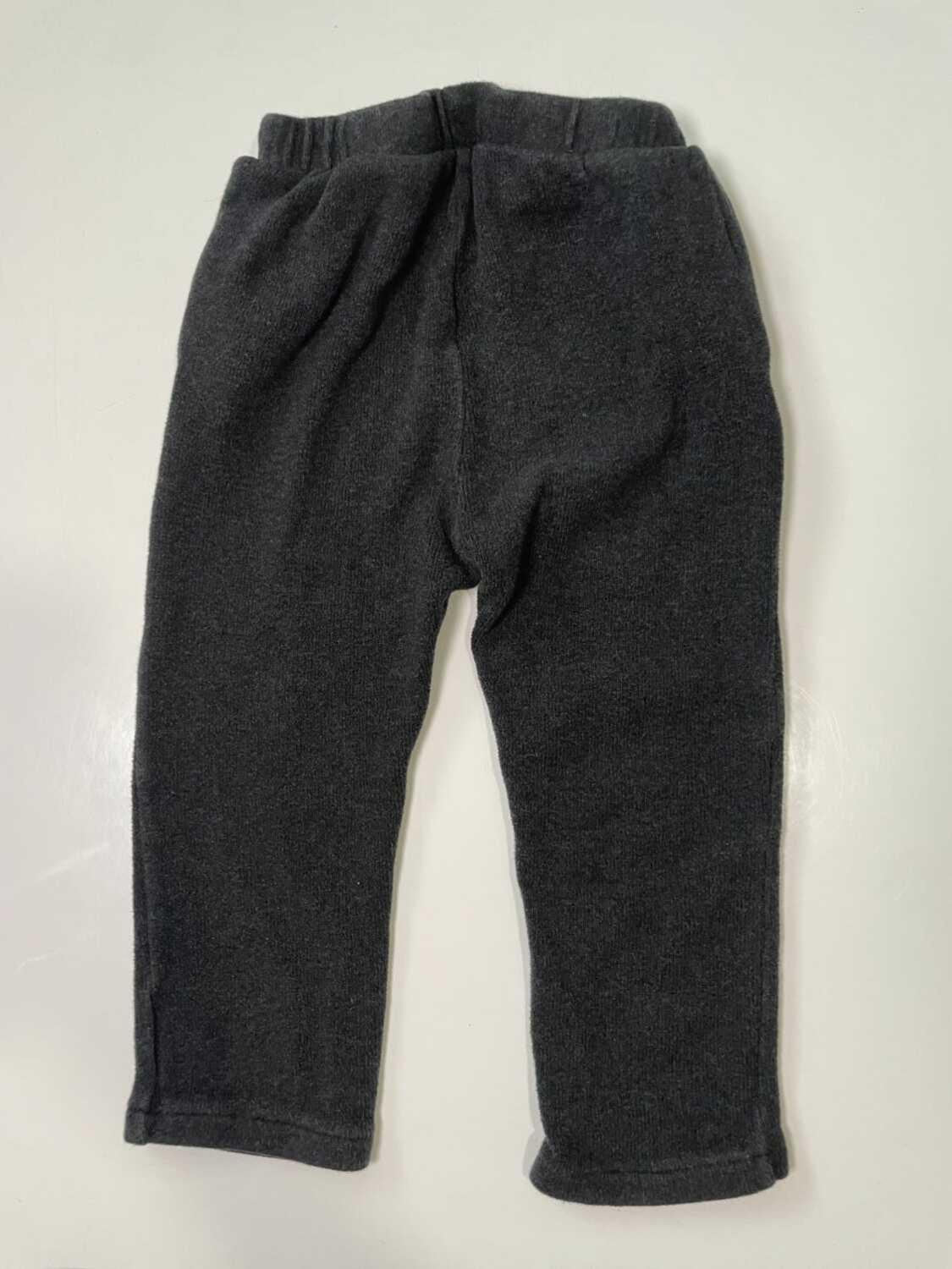 Zara boys pants size 3-4 years (Dark grey knit), Kids 3T