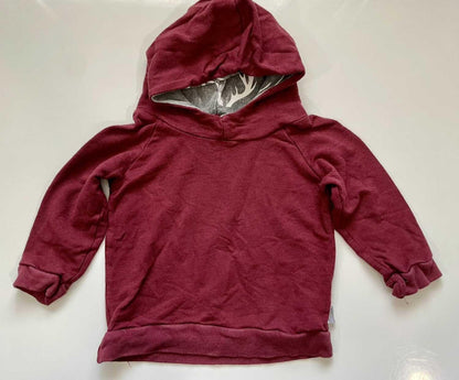 Portage & Main hooded sweater 2T (red), Kids 2T