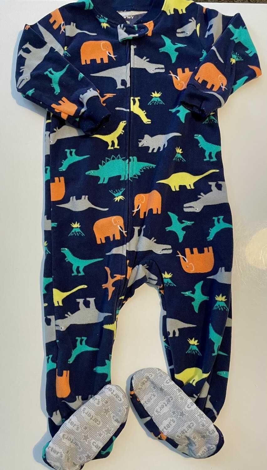Lots of 5 footed fleece pajamas 2T, Kids 2T