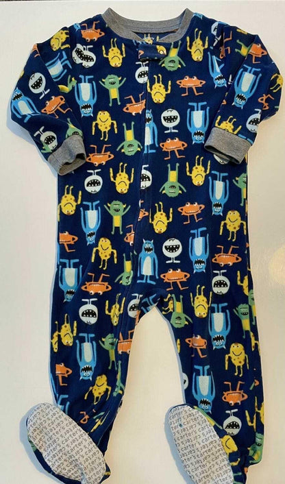 Lots of 5 footed fleece pajamas 2T, Kids 2T
