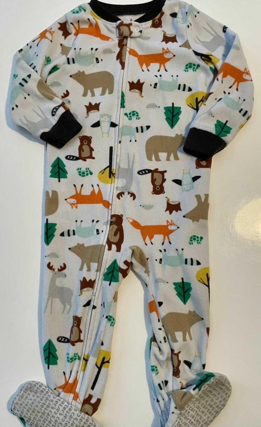 Lot of 5 footed fleece zip ups 2T , Kids 2T