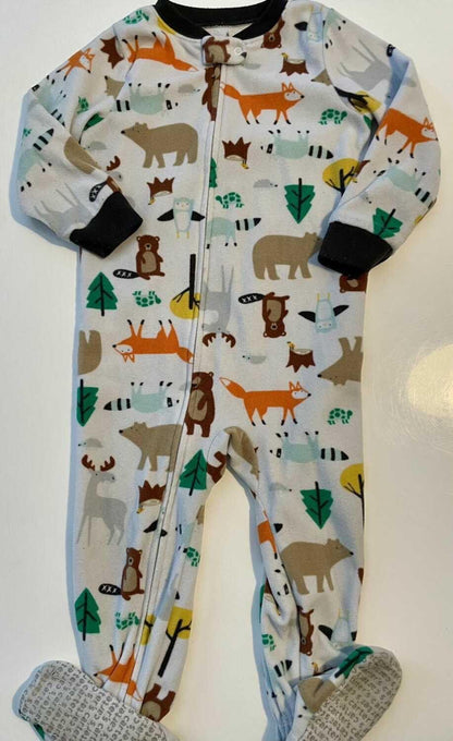Lot of 5 footed fleece zip ups 2T , Kids 2T