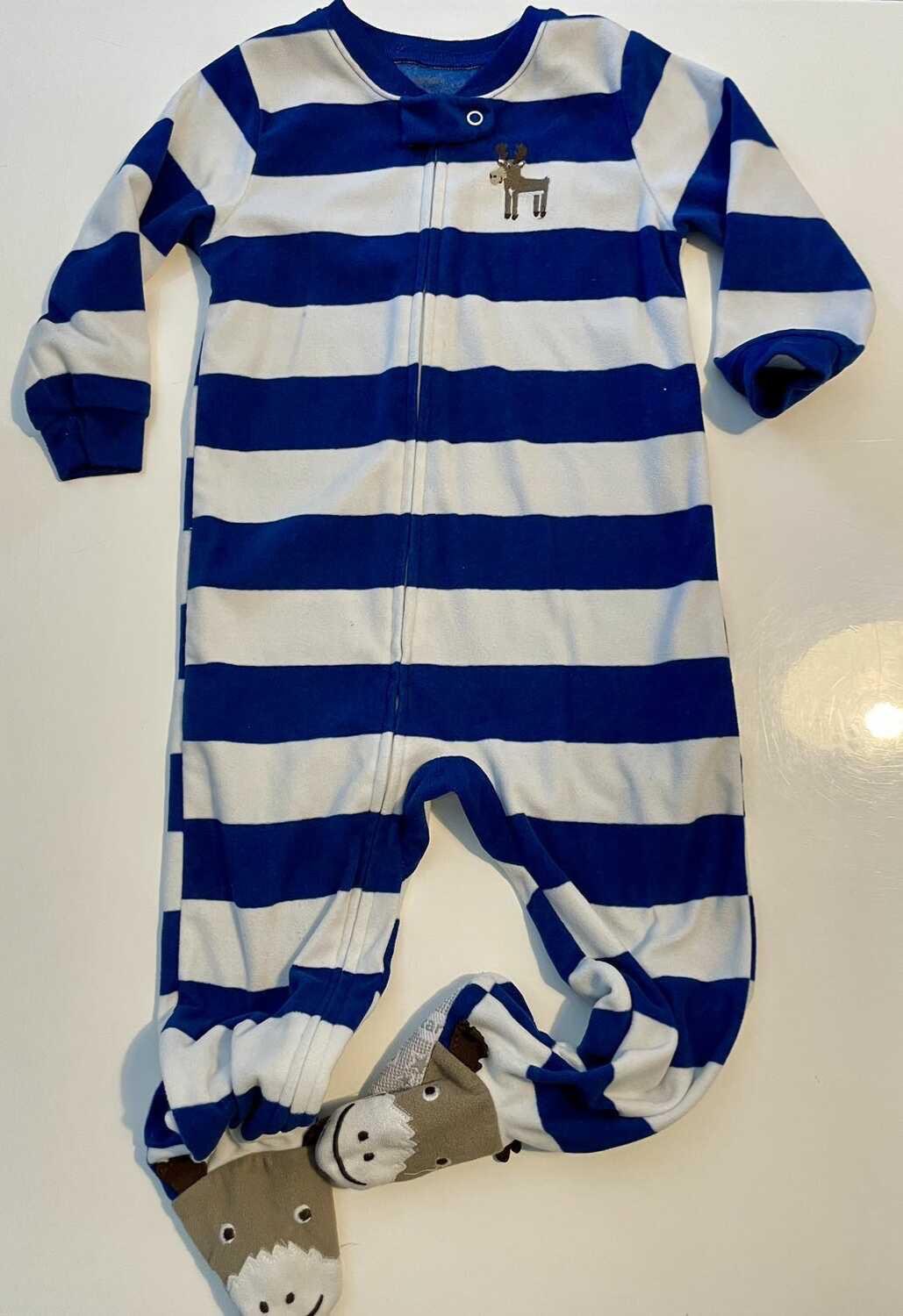 Lot of 5 footed fleece zip ups 2T , Kids 2T