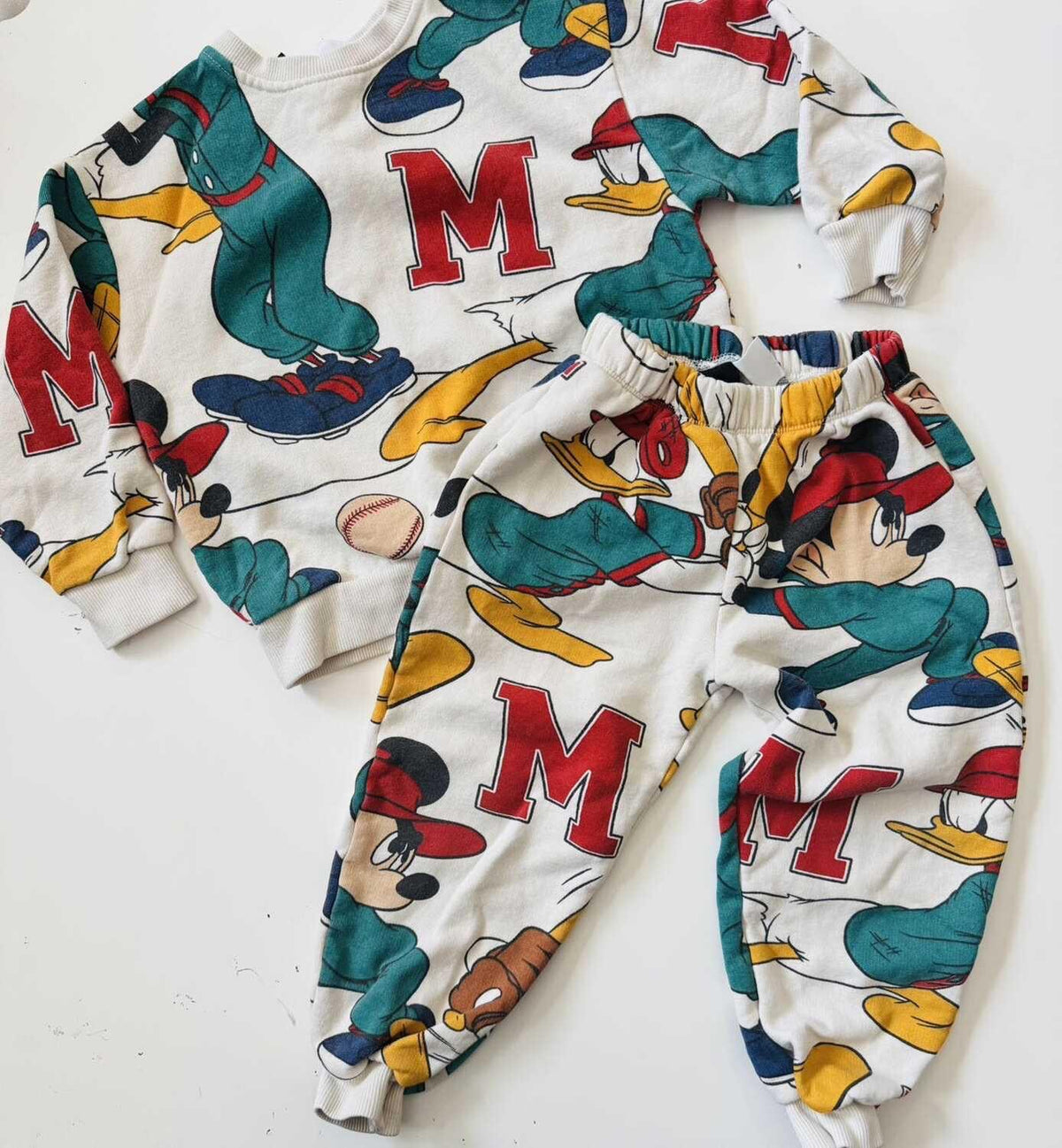 Zara Disney baseball sweat suit size 4-5 years , Kids 4/4T