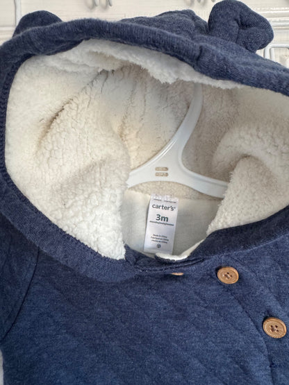 NWT Carters 3 M bunting suit (blue), Kids 3 Month (0-3M)