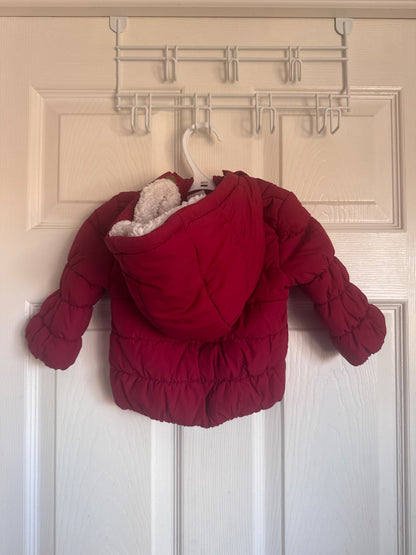 Joe Fresh 6-12 M Coat (red), Kids 9 Month (6-9M)