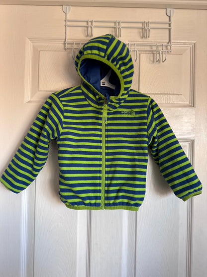 The North Face 12-18 M reversible coat (blue/lime green), Kids 18 Month (12-18M)