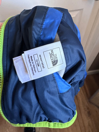 The North Face 12-18 M reversible coat (blue/lime green), Kids 18 Month (12-18M)