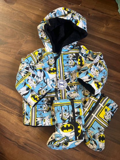 Batman jacket and booties , Kids 9 Month (6-9M)