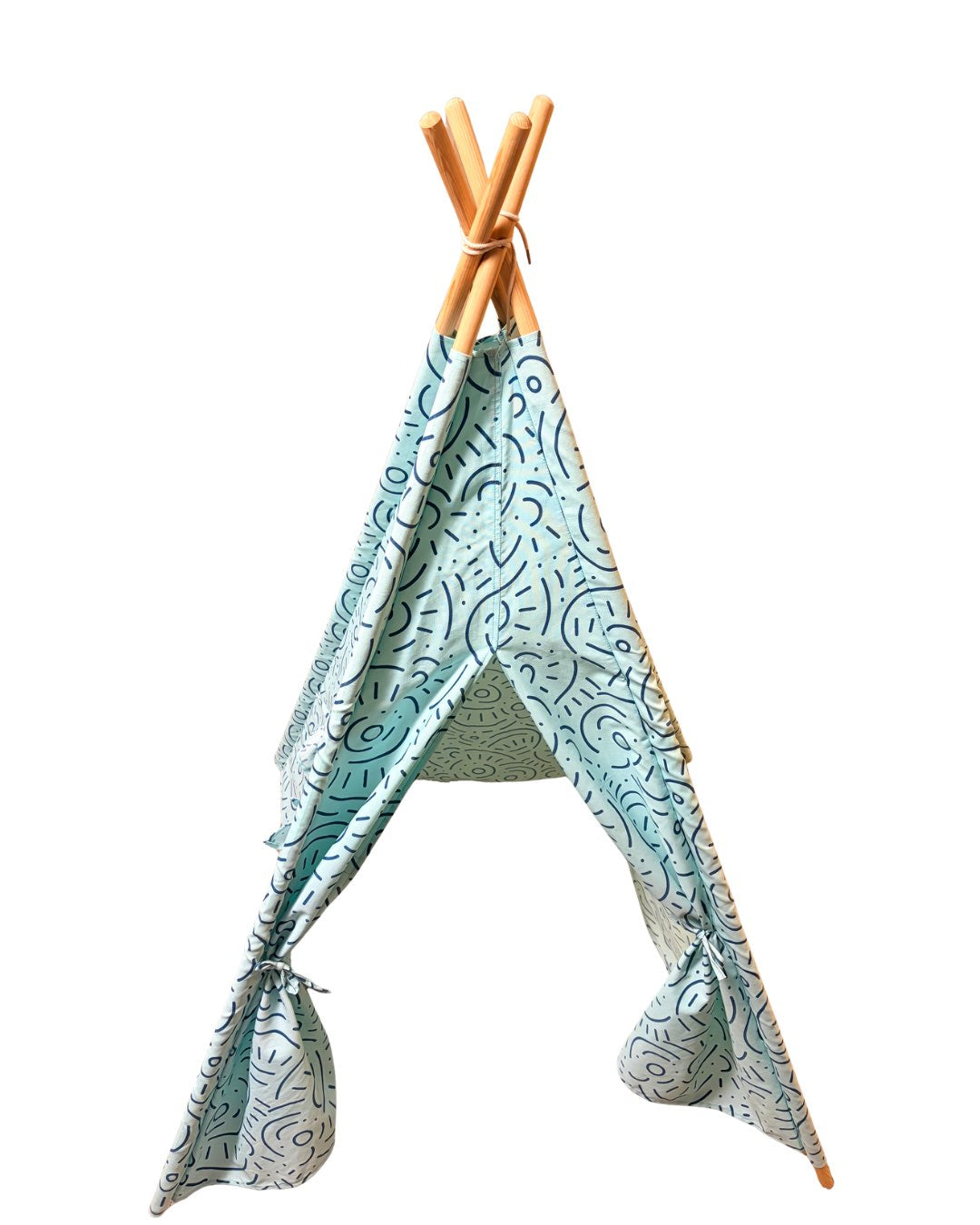 Wood & Fabric Kids Teepee