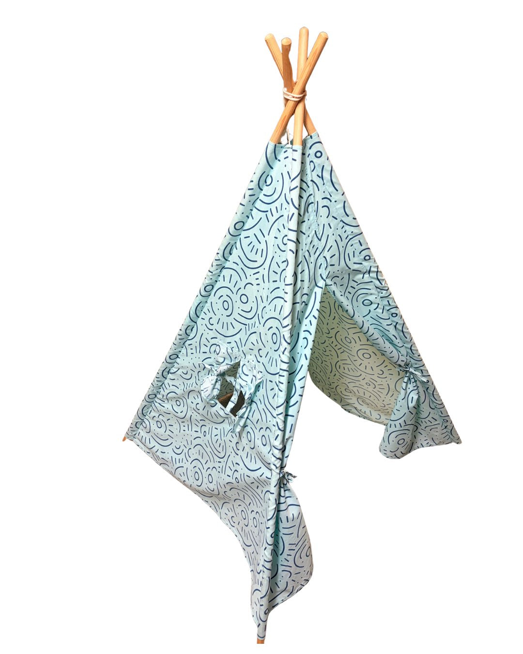 Wood & Fabric Kids Teepee