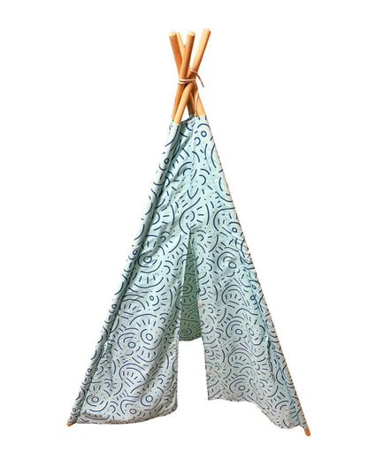 Wood & Fabric Kids Teepee