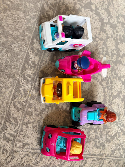 Fisher-Price Little People Barbie Vehicle Set