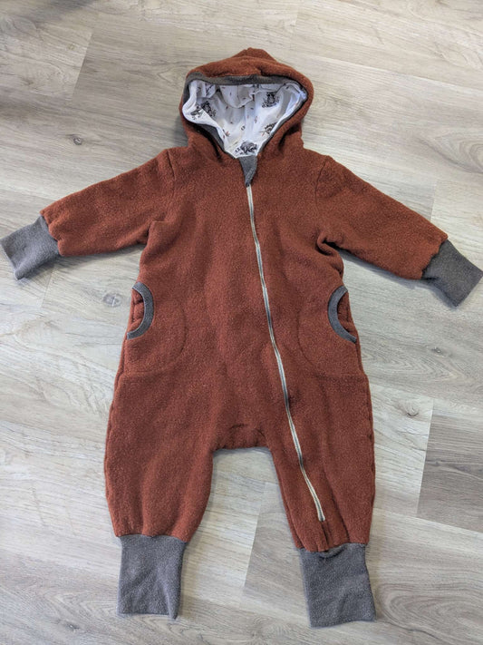 Boiled wool overall, Kids 2T