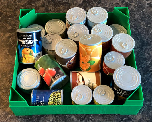 ELC toy canned food set with tray