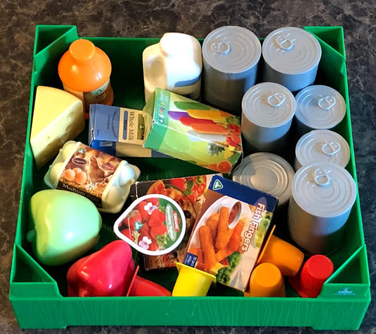 ELC toy mix food set with tray