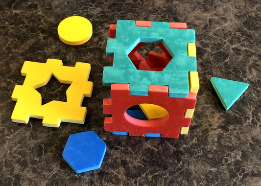 Small foam cube puzzle