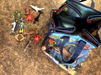 Sea toys +  box/mat