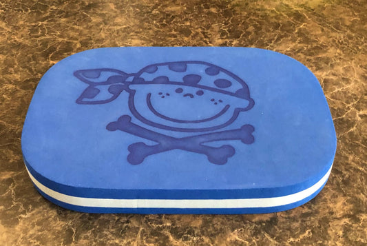Blue kick board