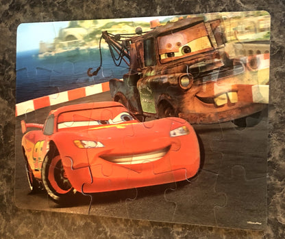 Cars lenticular puzzle