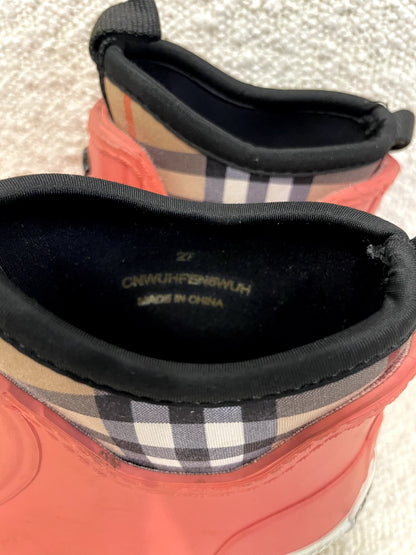 Burberry Rubber Boots, Shoes 10.5 (Toddler:2-4yr)