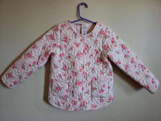 Cupcakes and Cashmere  Quilted Floral Jacket 5T, Kids 5/5T