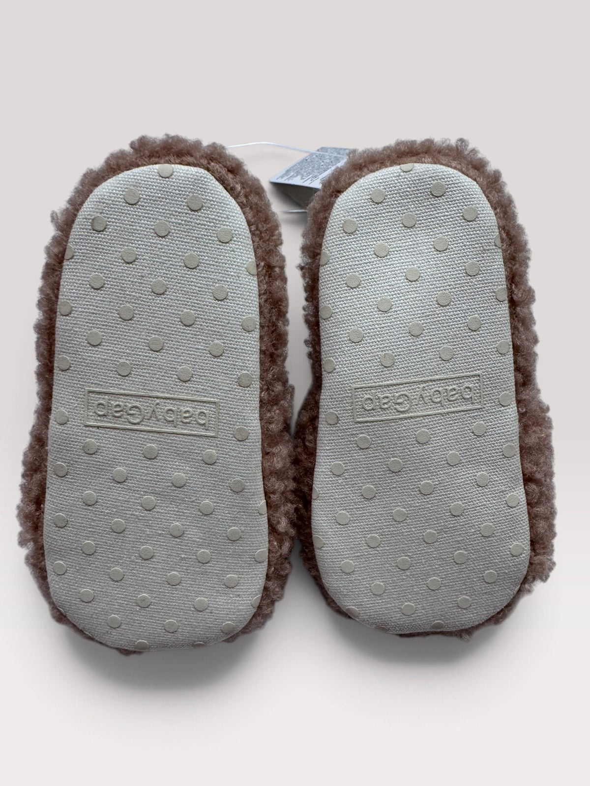 Baby Gap teddy bear shoes/slippers, Shoes 4.5 (Walkers:12-24 mth)