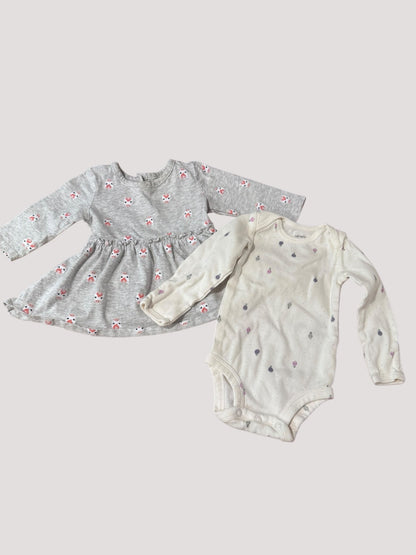 Long sleeve shirt bundle , Kids 6 Month (3-6M)